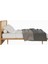 Pera Meşe Hazeran Başlıklı Yatak Seti 207X205 cm 3