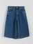 Yeni Sezon Bermuda Fit Kadın Jean Şortolon 5