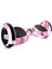 Bluetooth Hoparlörlü Akıllı Dengeli Pembe Kamuflaj Desenli Hoverboard 1
