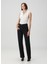 Tess Wide Leg Siyah Jean Pantolon 1