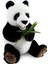 Oturan Bambulu Panda Peluş Oyuncak 30 cm 2