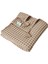 Bej %100 Organik Pamuk Waffle Bebek Çocuk Pike Örtü 160 x 220 cm 1
