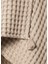Bej %100 Organik Pamuk Waffle Bebek Çocuk Pike Örtü 160 x 220 cm 2