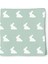 %100 Pamuk Mono Lapin Matcha Green Müslin Bebek Bakım Örtüsü 120 x 120 cm 1