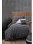 Alford Antrasit %100 Pamuk Çift Kişilik Nevresim Kılıfı 200 x 220 cm 2