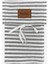 Striped Serenity Antrasit Keten 2'li Yastık Kılıfı Seti 2