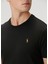 Siyah Logo Nakışlı Basic T-Shirt 5