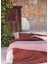 Damask Rust %100 Pamuk Waffle Nevresim Kılıfı 200 x 220 cm 2