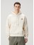 Kırık Beyaz Kapüşonlu Sweatshirt 1
