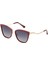 Ds 2291 C4 Bordo Asetat Metal Kadın Güneş Gözlüğü 2