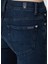 Bootcut Koyu Mavi Jean Pantolon 5