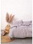 Washed Linen Orchid Keten Çift Kişilik Nevresim Kılıfı 200X220 cm 2