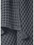 Koyu Gri %100 Organik Pamuk Tek Kişilik Waffle Pike Örtü 160 x 220 cm 2