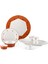 Mislina Turuncu 6 Kişilik 34 Parça Bone Kahvaltı Takımı 1