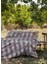 Gingham Gauze Koyu Kahve %100 Pamuk Çift Kişilik Nevresim Kılıfı 200X220 6