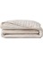 Striped Smooth Percale Karamel %100 Pamuk Çift Kişilik Nevresim Kılıfı 200X220 1