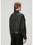 Oli Siyah Crop Trucker Ceket 4