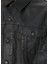 Oli Siyah Crop Trucker Ceket 5
