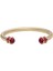 Salamander Ruby Gold Torque Bangle Bracelet Bileklik 1
