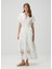 Roitine Ekru Maksi Elbise 3