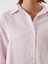 Yeni Sezon Çizgili Oversize Poplin Kadın Gömlek 3