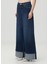 Marie Wide Leg Koyu Mavi Jean Pantolon 2