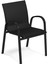 Holly Black Aluminyum Bahçe Sandalyesi 1