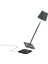 Poldina Koyu Gri Micro Şarjlı LED Masa Lambası 2