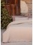 Damask Nougat %100 Pamuk Waffle Çift Kişilik Nevresim Kılıfı 200 x 220 cm 3