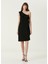 Valeria Siyah Mini Krep Kokteyl Elbise 1