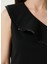 Valeria Siyah Mini Krep Kokteyl Elbise 4