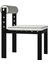 Milan Siyah Gürgen Ahşap Yemek Odası Sandalyesi 1
