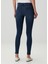 Illusion Luxe Koyu Mavi Skinny Jean Pantolon 4