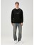 Siyah Logo Detaylı Sweatshirt 2