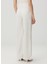 Ostuni Beyaz Wide Leg Jean Pantolon 4
