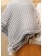 Gri % 100 Organik Pamuk Bebek Çocuk Waffle Pike Örtü 160 x 220 cm 3