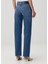 Tess Mavi Straight Leg Jean Pantolon 4