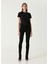 Stacked Siyah Skinny Jean Pantolon 1