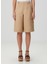 Bej Bermuda Şort 2
