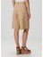 Bej Bermuda Şort 4