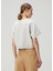 Gri Baskılı Crop T-Shirt 4