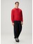Kırmızı Çiçek Baskılı Sweatshirt 2
