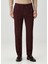Bordo Beli Kordonlu Pantolon 2