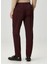 Bordo Beli Kordonlu Pantolon 3