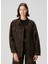 Willow Oversized Leopar Desenli Denim Ceket 1