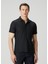 Regular Fit Grana Siyah Polo Yaka Kısa Kollu Triko 1
