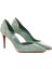 Iriza Su Yeşili Deri Stiletto 2
