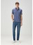 Slim Fit Koyu Mavi Jean Pantolon 1