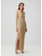 Gold Maxi Abiye Elbise 1