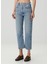 90S Pinch Mavi Crop Straight Jean Pantolon 3